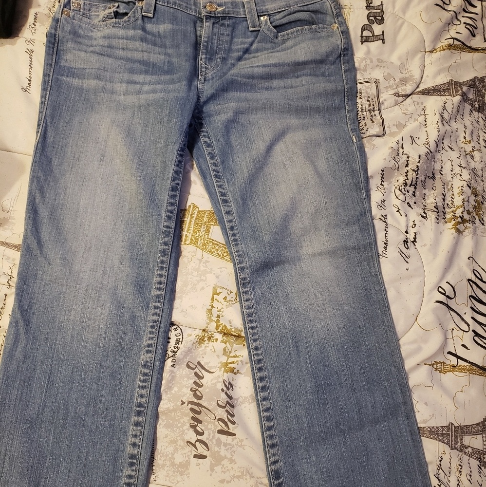 True Religion Slim Straight jeans. Worn once.